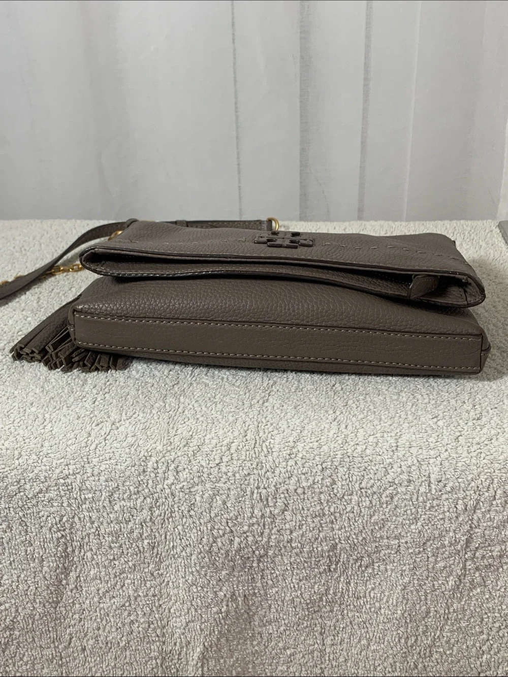 Tory Burch pebbled leather
